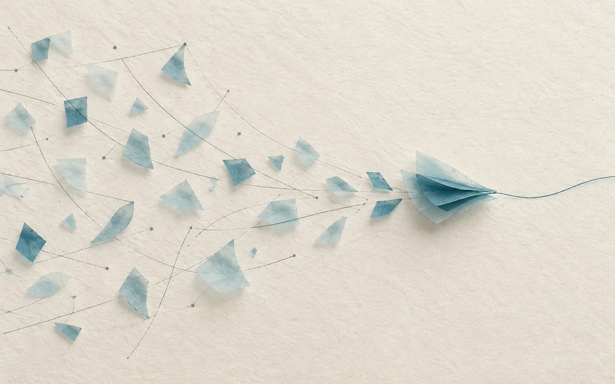 Dispersed inquiry gathers into a finding that can travel.